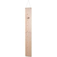 Rayher 62985505 Medidor de altura de niños- 60-140 cm- en madera- decoración de dormitorio infantil